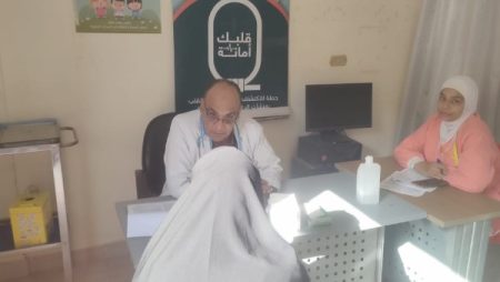انتهاء أعمال القافلة الطبية بوحدة الأمل الصحية في رأس غارب