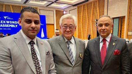 المستشار محمد مصطفى يشارك في فعاليات الاتحاد العالمي للتايكوندو بالصين