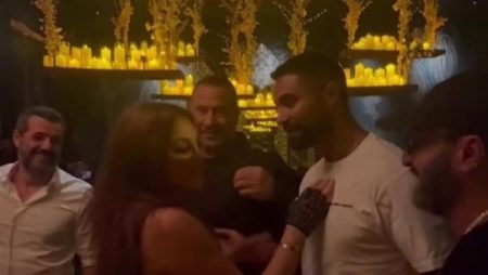 إليسا تغازل كريم فهمي بأجواء عيد ميلادها في لبنان