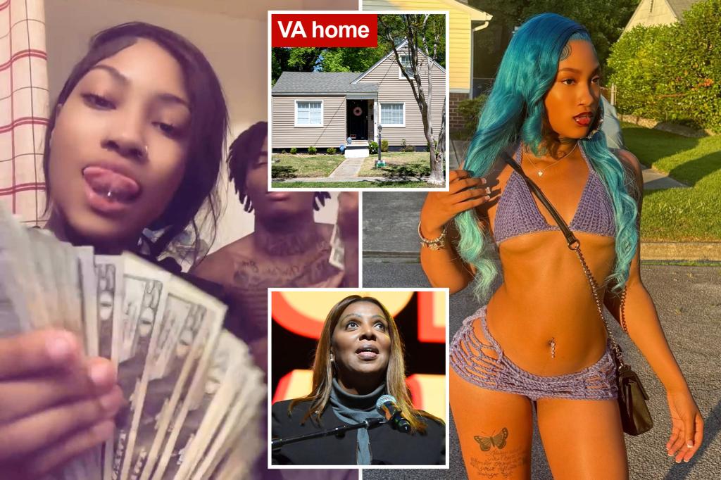 تقوم Letitia James بإيواء قريب مجرم نجم OnlyFans في عقار آخر في فيرجينيا