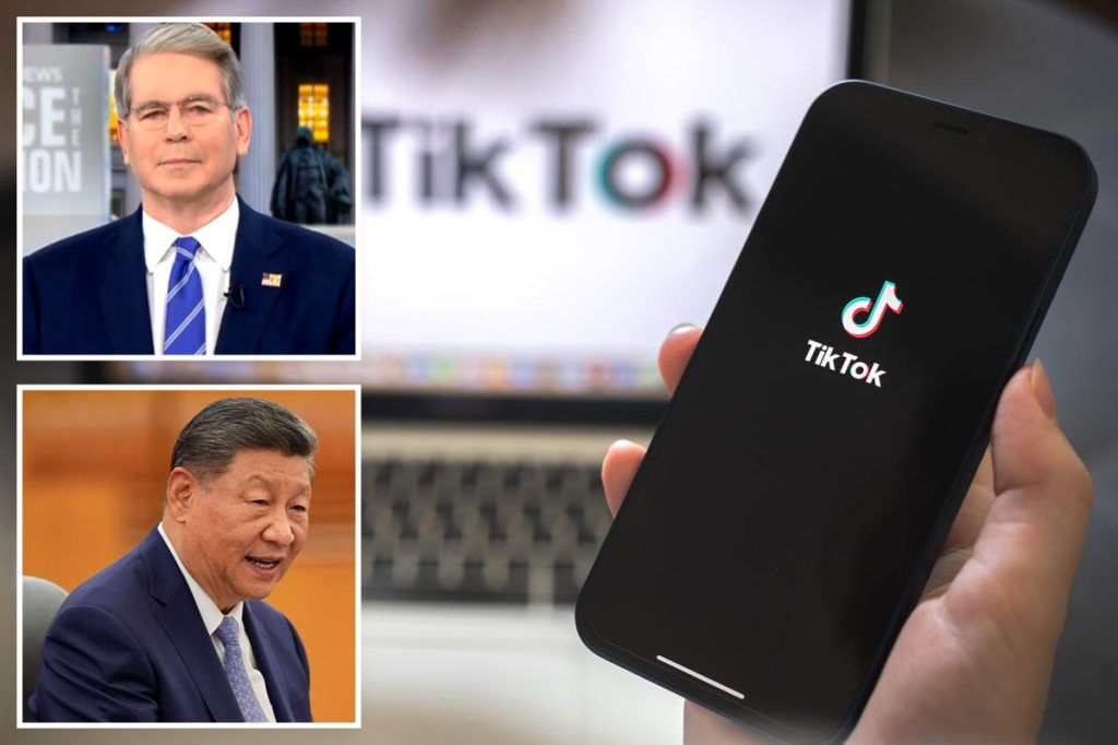 يقول بيسنت إن الولايات المتحدة والصين توصلتا إلى اتفاق للسماح ببيع TikTok
