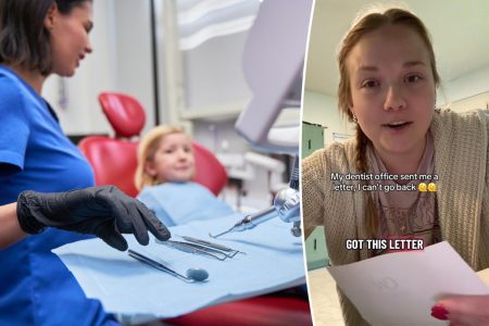 أطفال أمي ممنوعون من طبيب الأسنان لسوء التصرف