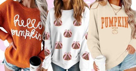 15 كنزات وبلوزات خريفية احتفالية مثالية للطبقات – بدءًا من 10 دولارات