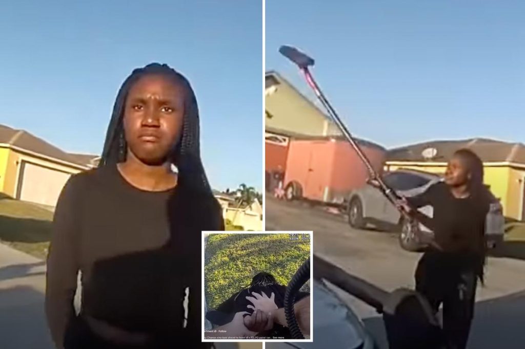 اتهم فلوريدا البالغ من العمر 15 عامًا بارتكاب جناية بعد مهاجمة سيارة شرطية في بورت سانت لوسي بالمجرفة