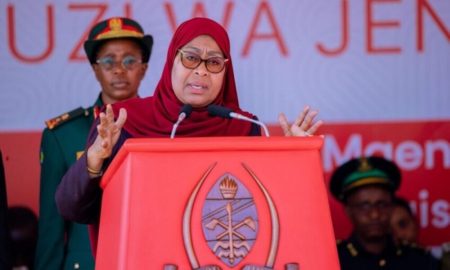 رئيسة تنزانيا تفوز بانتخابات الرئاسة بنسبة 97