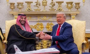 اتفاقية دفاع إستراتيجية بين ولي العهد والرئيس الأمريكي
