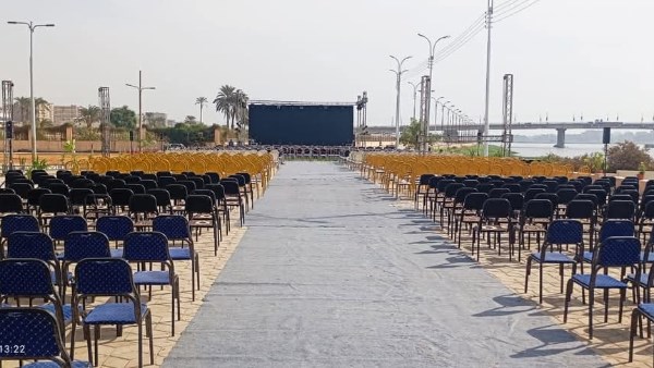 15 شاشه عملاقه في محافظة المنيا استعدادا لافتتاح المتحف المصري الكبير.. شاهد