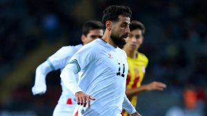 لقطات من مشاركة اللاعب عدي الدباغ أمام منتخب كتالونيا.. صور
