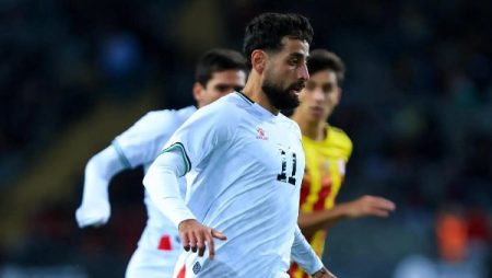 لقطات من مشاركة اللاعب عدي الدباغ أمام منتخب كتالونيا.. صور