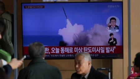 إطلاق صاروخ باليستي من كوريا الشمالية باتجاه بحر اليابان