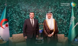 وزير الطاقة يبحث التعاون المشترك مع وزير الدولة والمحروقات والمناجم في الجزائر