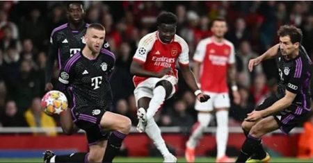 التشكيل الرسمي لمباراة أرسنال وبايرن ميونخ في دوري أبطال أوروبا