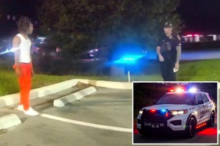 تم القبض على رجل من فلوريدا، 18 عامًا، بتهمة وثيقة الهوية الوحيدة في عيد الهالوين وهو يرتدي زي نزيل في السجن: فيديو