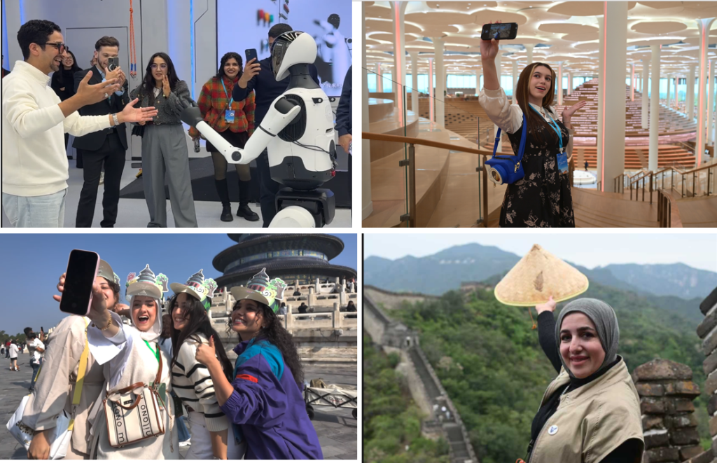 الصين تعيش في عام 2050: رحلة مذهلة لمؤثّري طريق الحرير العرب إلى بكين