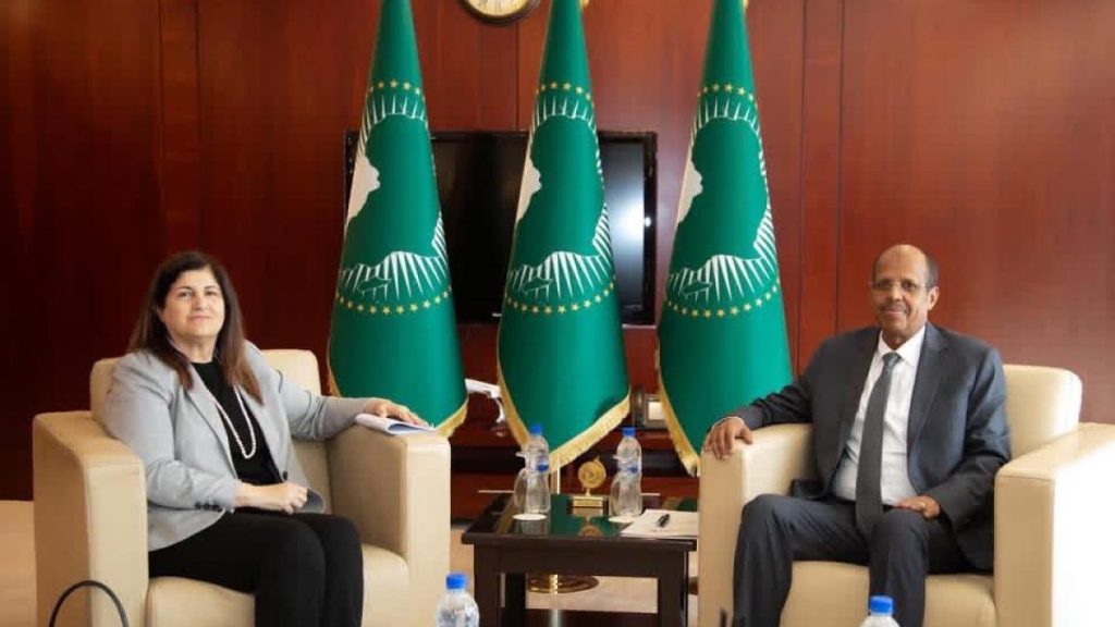 الاتحاد الأفريقي يجدد دعمه لفلسطين خلال زيارة وزيرة خارجيتها