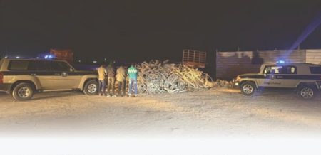 ضبط مقيمين من الجنسية البنجلاديشية مخالفين لنظام البيئة بالشرقية