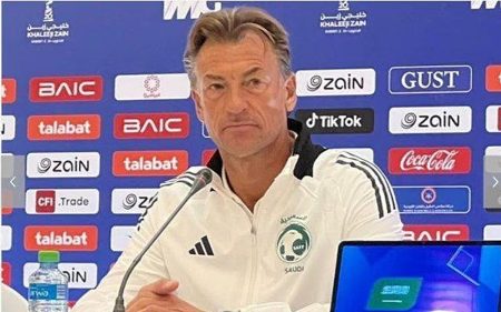 اليوم.. مؤتمر صحفي لـ«رينارد» عن مواجهة الإمارات في كأس العرب 2025