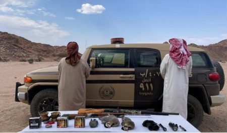 القبض على مواطنين لارتكابهما مخالفة الصيد دون ترخيص في المدينة المنورة