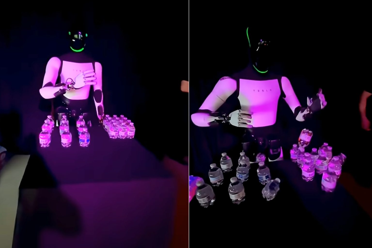 روبوت تسلا يحرج إيلون ماسك ويسقط بشكل مفاجئ في إحدى الحفلات