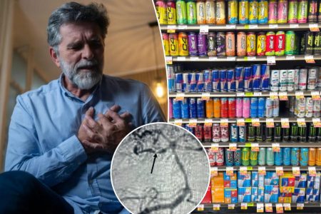 تسبب استهلاك 8 مشروبات طاقة يوميًا في تدهور صحة رجل في الخمسينيات.