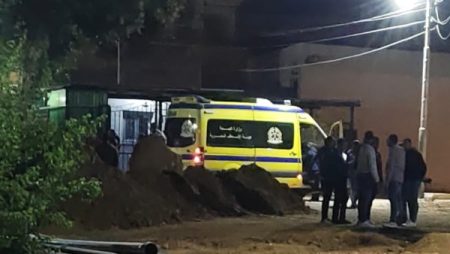 الحزن يخيم علي أهالي الداخلة بالوادي الجديد بسبب مصرع رئيس المركز