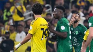 إيقاف علي مجرشي بسبب أحداث كلاسيكو الأهلي والنصر