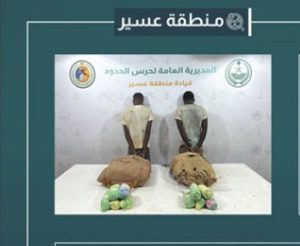 القبض على مخالفين من الجنسية الإثيوبية لتهريبها 30 كيلوجرامًا من القات في عسير