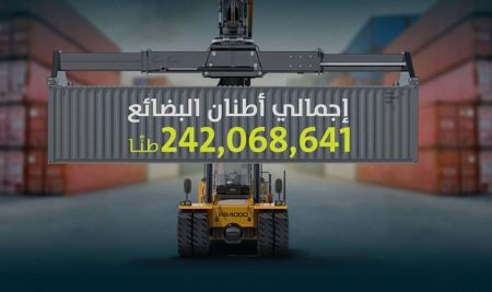 بنسبة 10.58%.. «موانئ» تحقق ارتفاعًا في مناولة الحاويات خلال 2025