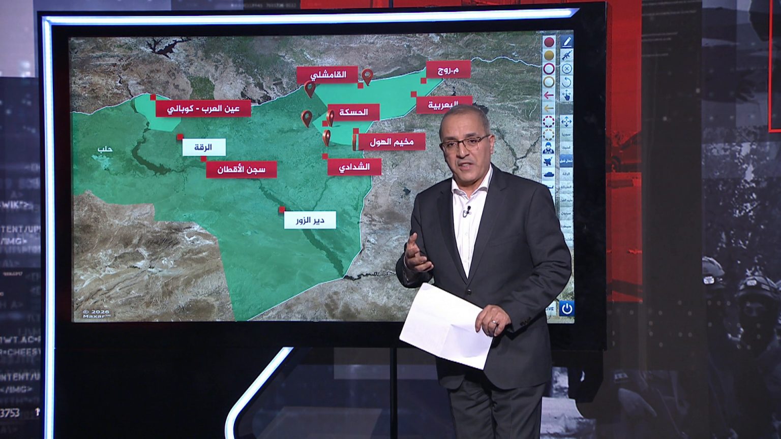 عبر الخريطة التفاعلية.. الجيش السوري على أبواب الحسكة والقامشلي