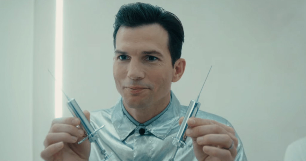 عرض الإعلان الترويجي لمسلسل “The Beauty” (الجمال) لريان مرفي، آشتون كوتشر يروج لـ “مرض ينتقل جنسيًا يرغب الناس فيه”.