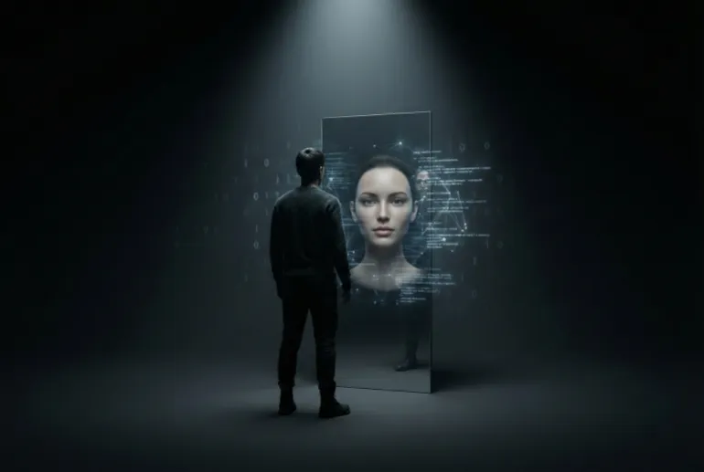 كيف ساهم الذكاء الاصطناعي في عدم التفريق بين الوجوة الحقيقية والوجوه المزيفة المصدر: الجزيرة - مولدة بالذكاء الاصطناعي