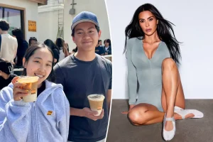 اسكوب لاتيه من “سكيمز” في أحد مقاهي لوس أنجلوس الرائجة