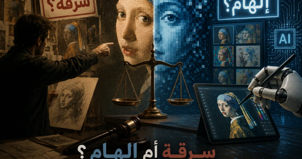 سرقة أم إلهام: معركة قانونية تعيد تعريف الإبداع في عصر الذكاء الاصطناعي