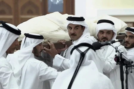تشييع الشيخ حمد بن خليفة آل ثاني في قطر بمراسم رسمية