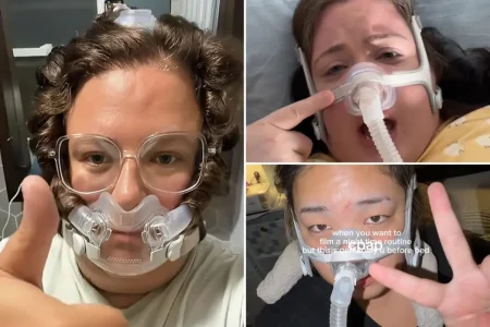 قناع CPAP يتحول إلى موضة بفضل مؤثري الباديز