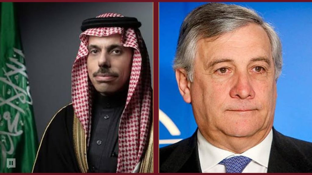وزير الخارجية السعودي يناقش الهجمات الحوثية مع نظيره الإيطالي